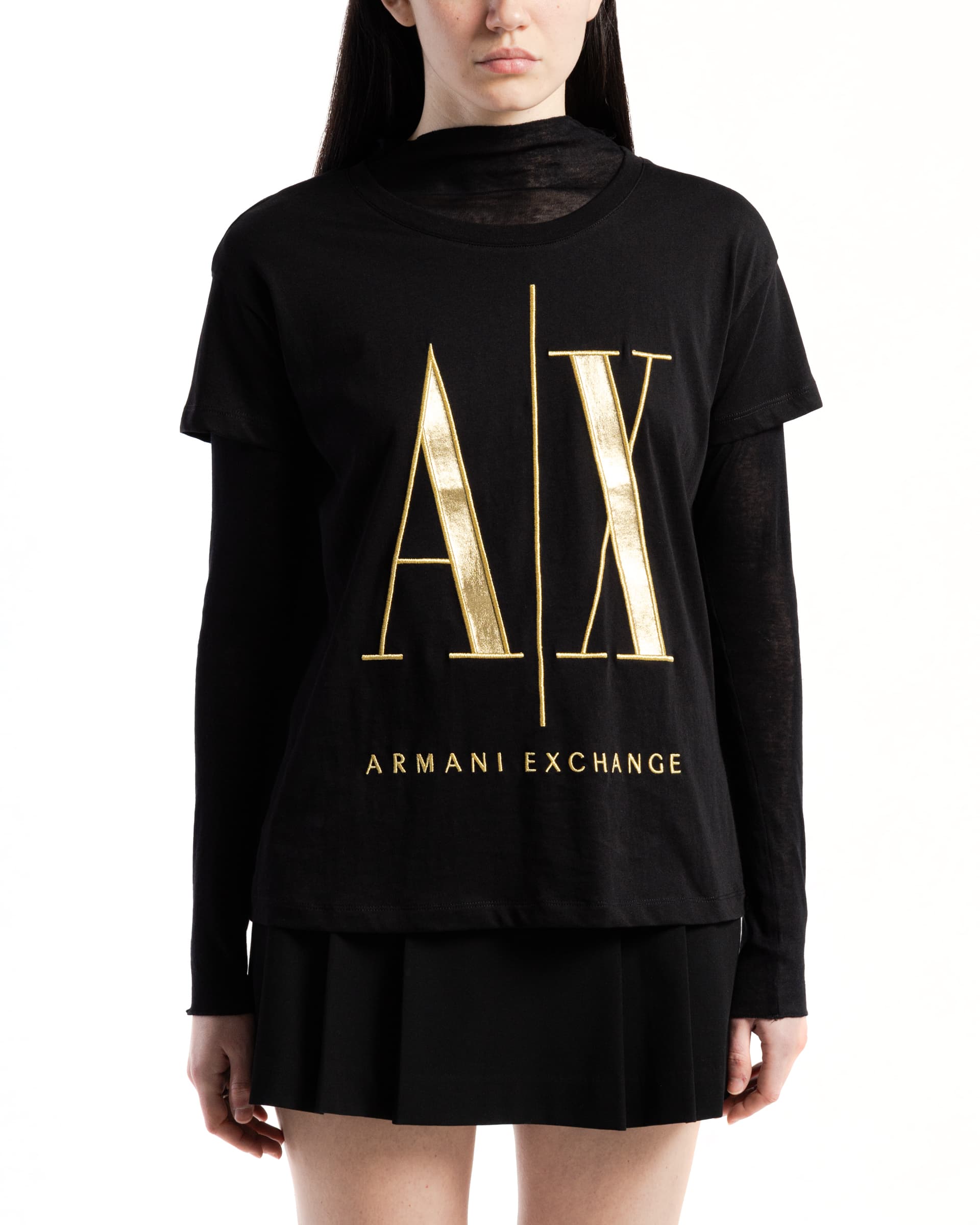 Armani Exchange T-shirt Armani Exchange 8NYTMX Preto