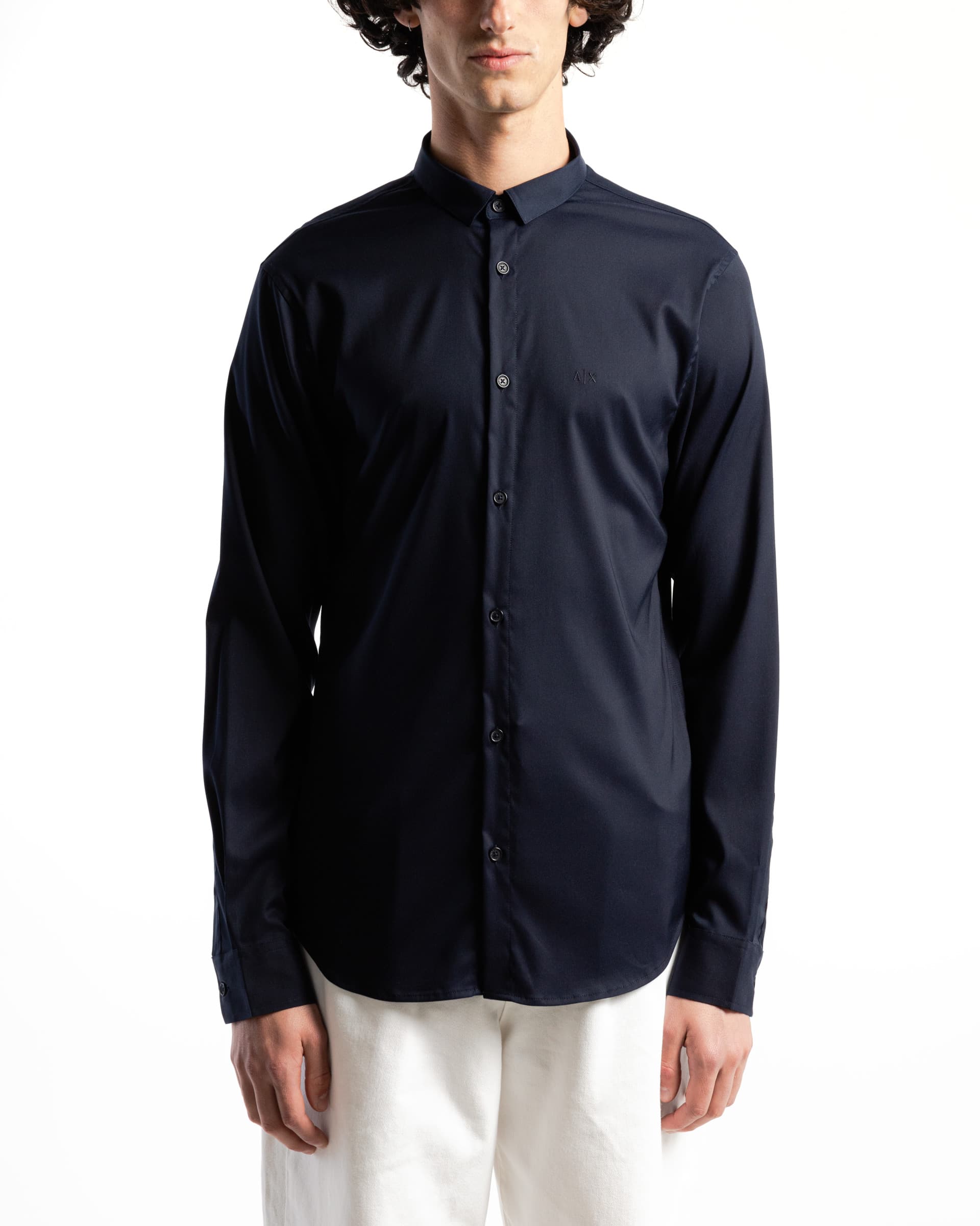 Armani Exchange Camisa Armani Exchange 8NZC49 Azul