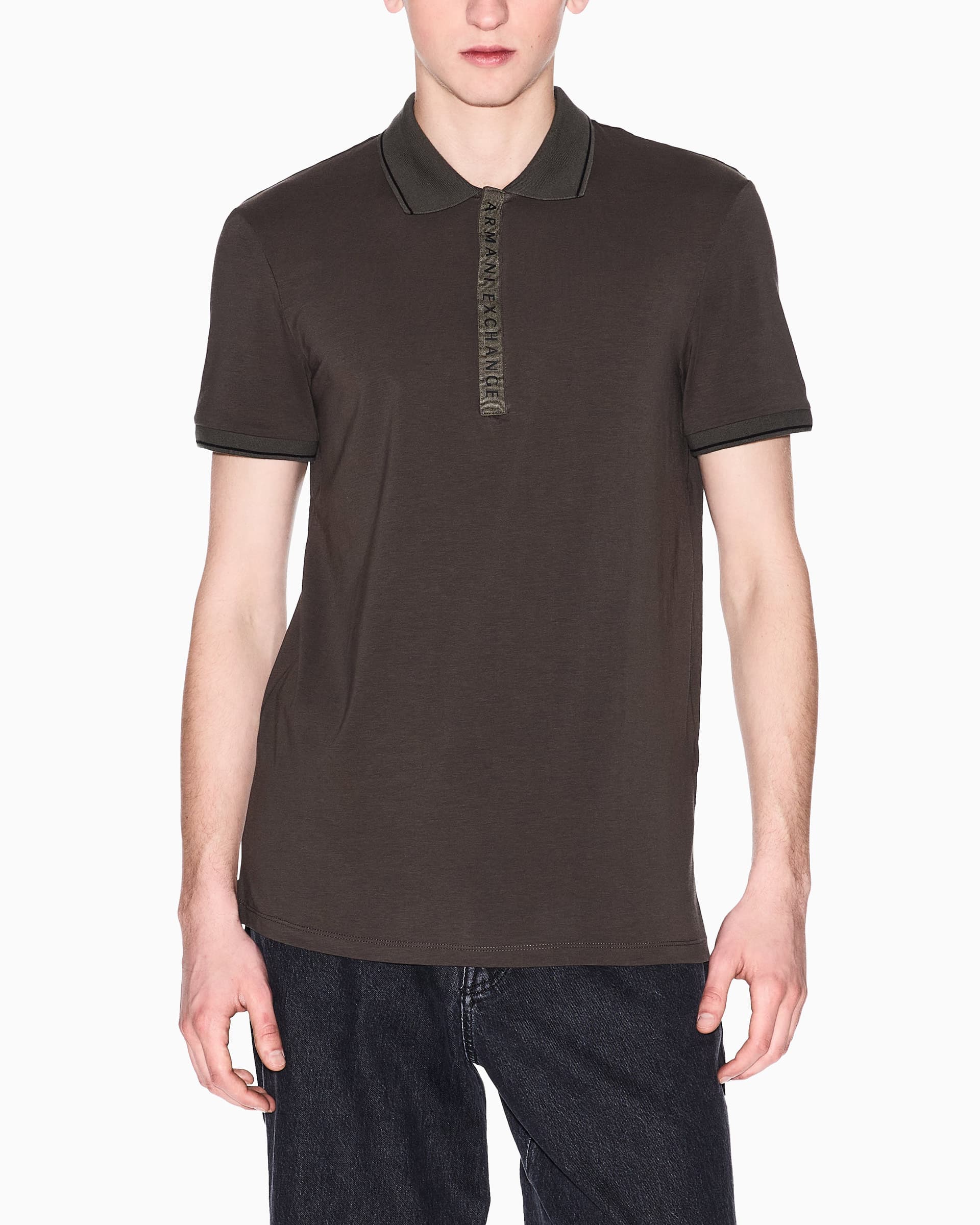 Armani Exchange Polo Armani Exchange 8NZF71 ZJH2Z Verde