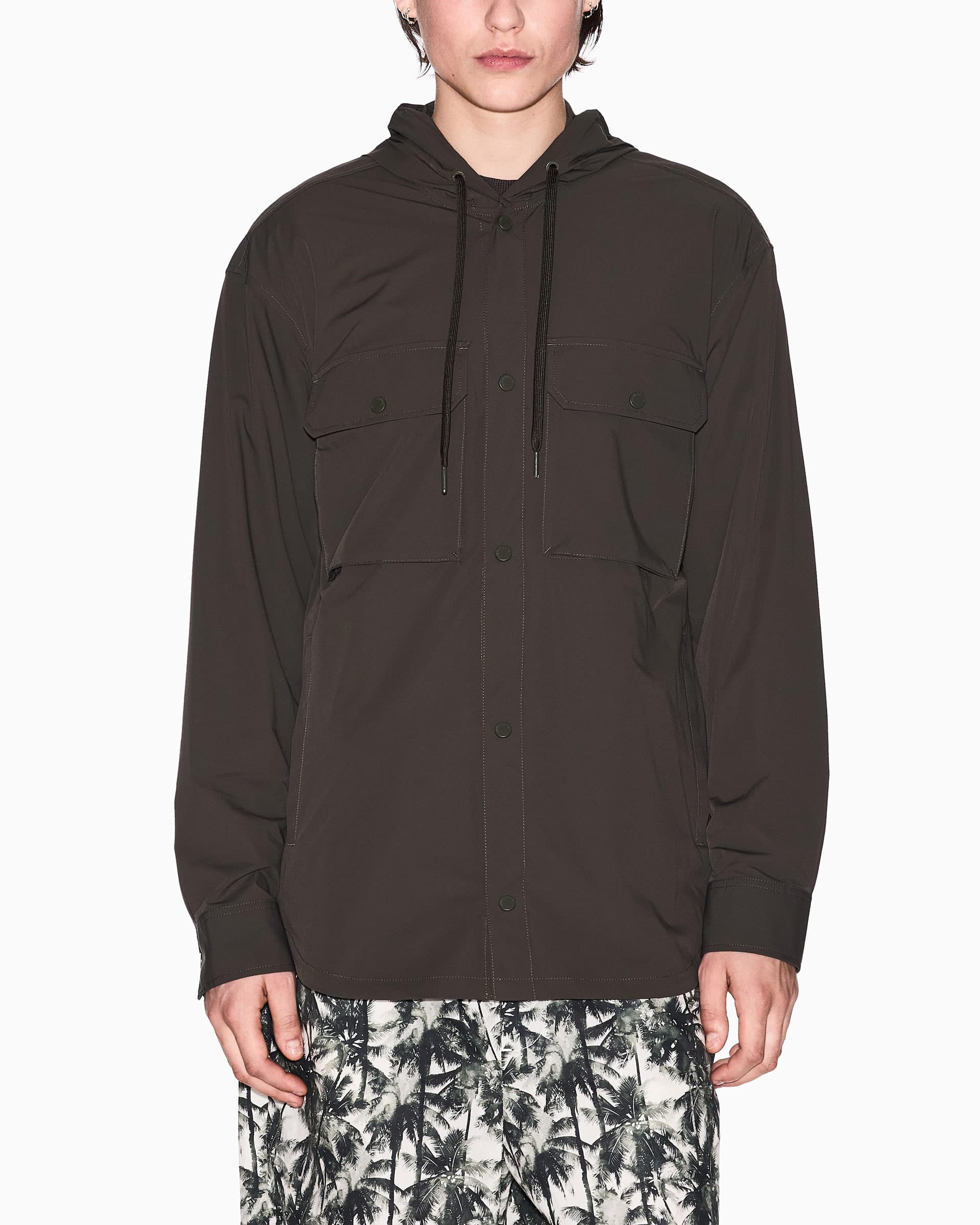 Armani Exchange Casaco camiseiro Armani Exchange XM000415 Verde