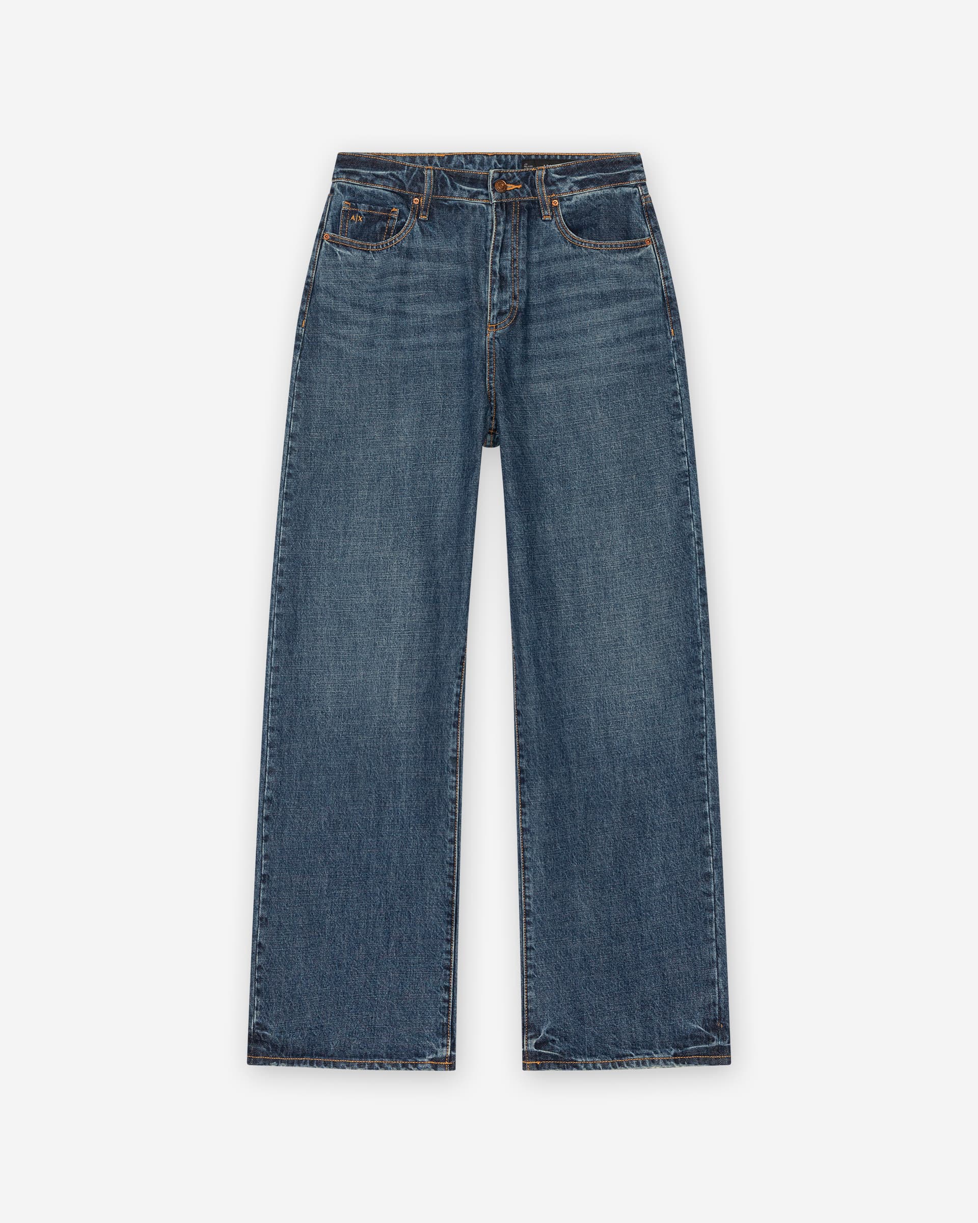 Armani Exchange Calças de ganga wide leg Armani Exchange XW000100 Azul