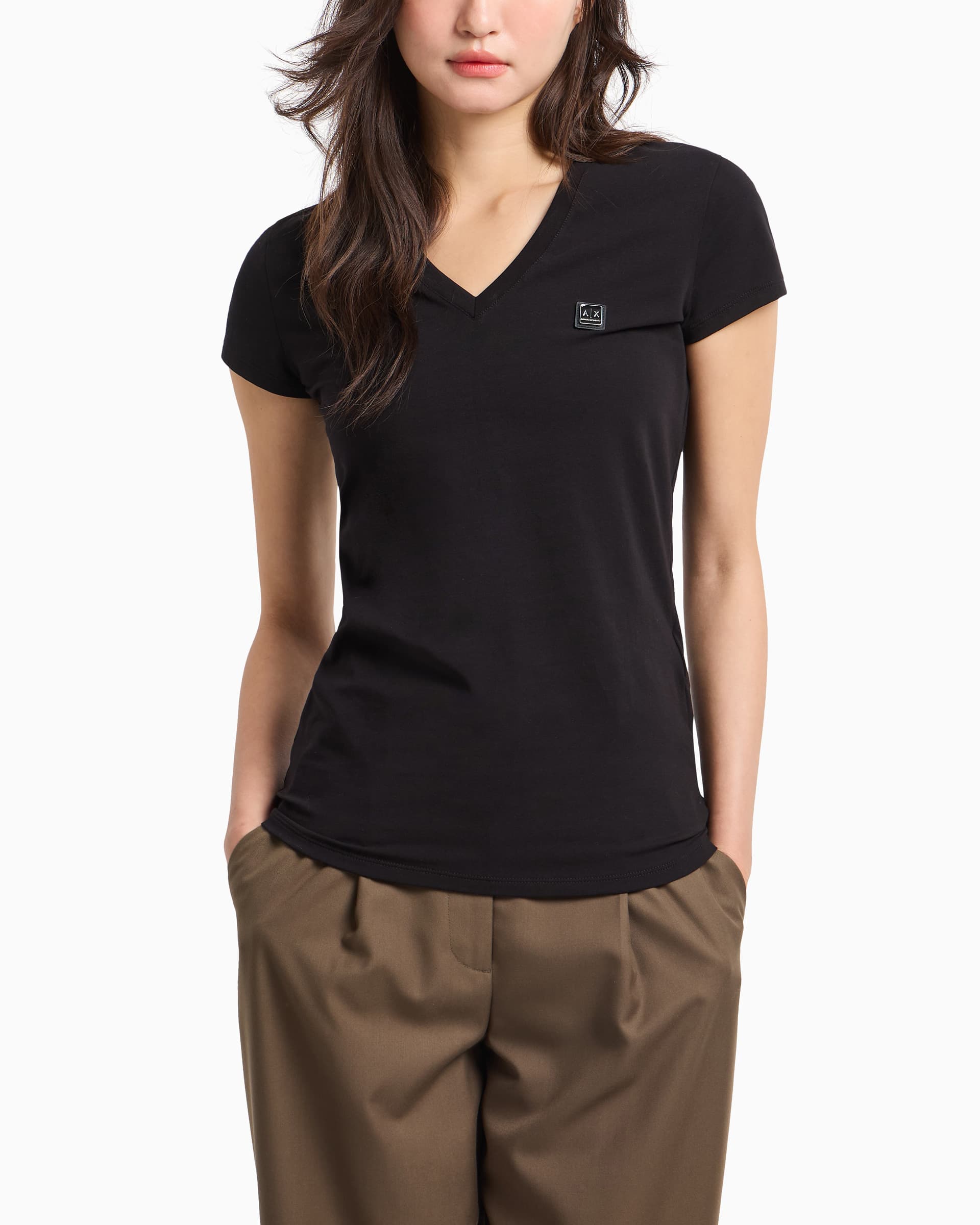Armani Exchange T-shirt Armani Exchange XW000105 Preto
