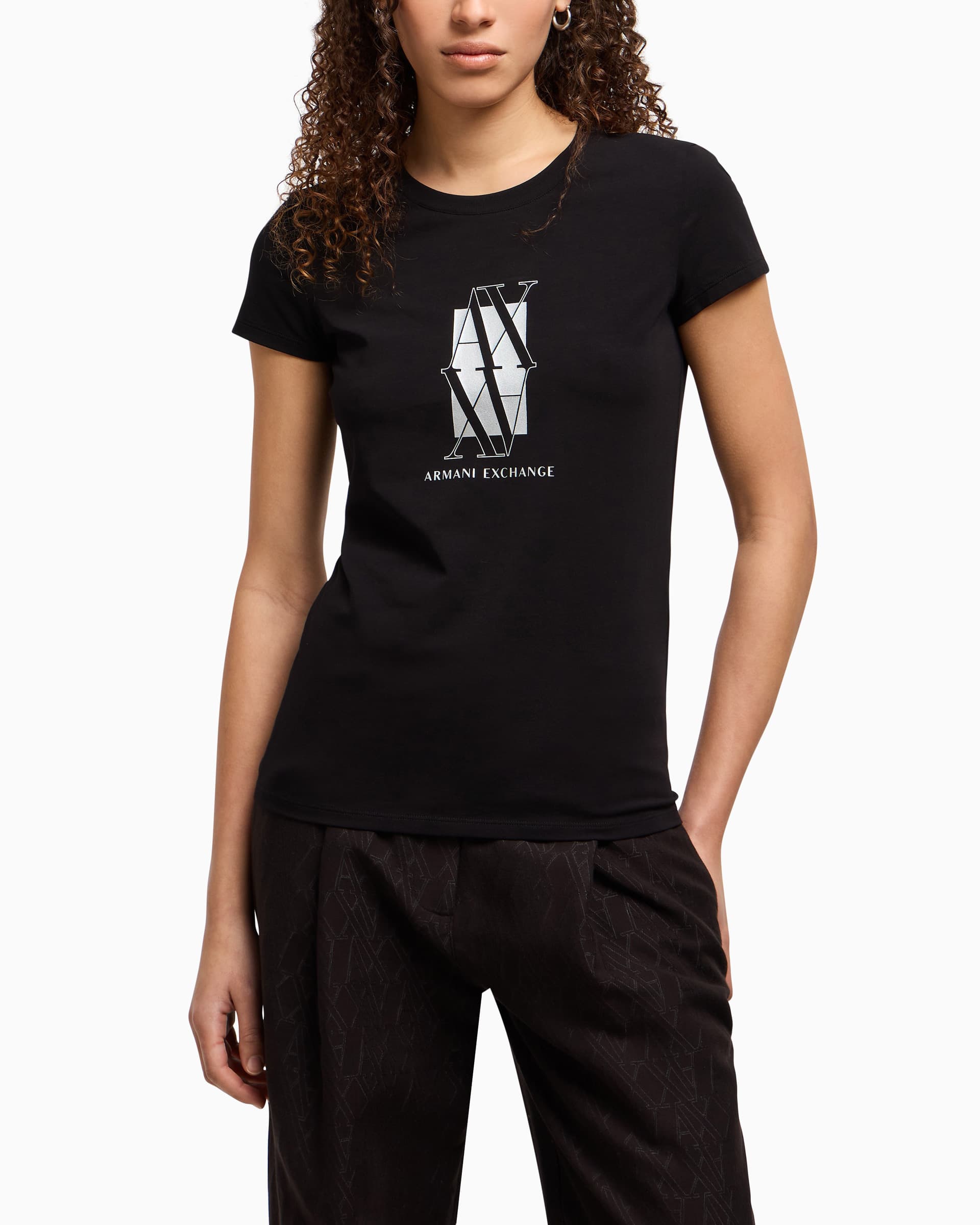 Armani Exchange T-shirt Armani Exchange XW000511 Preto