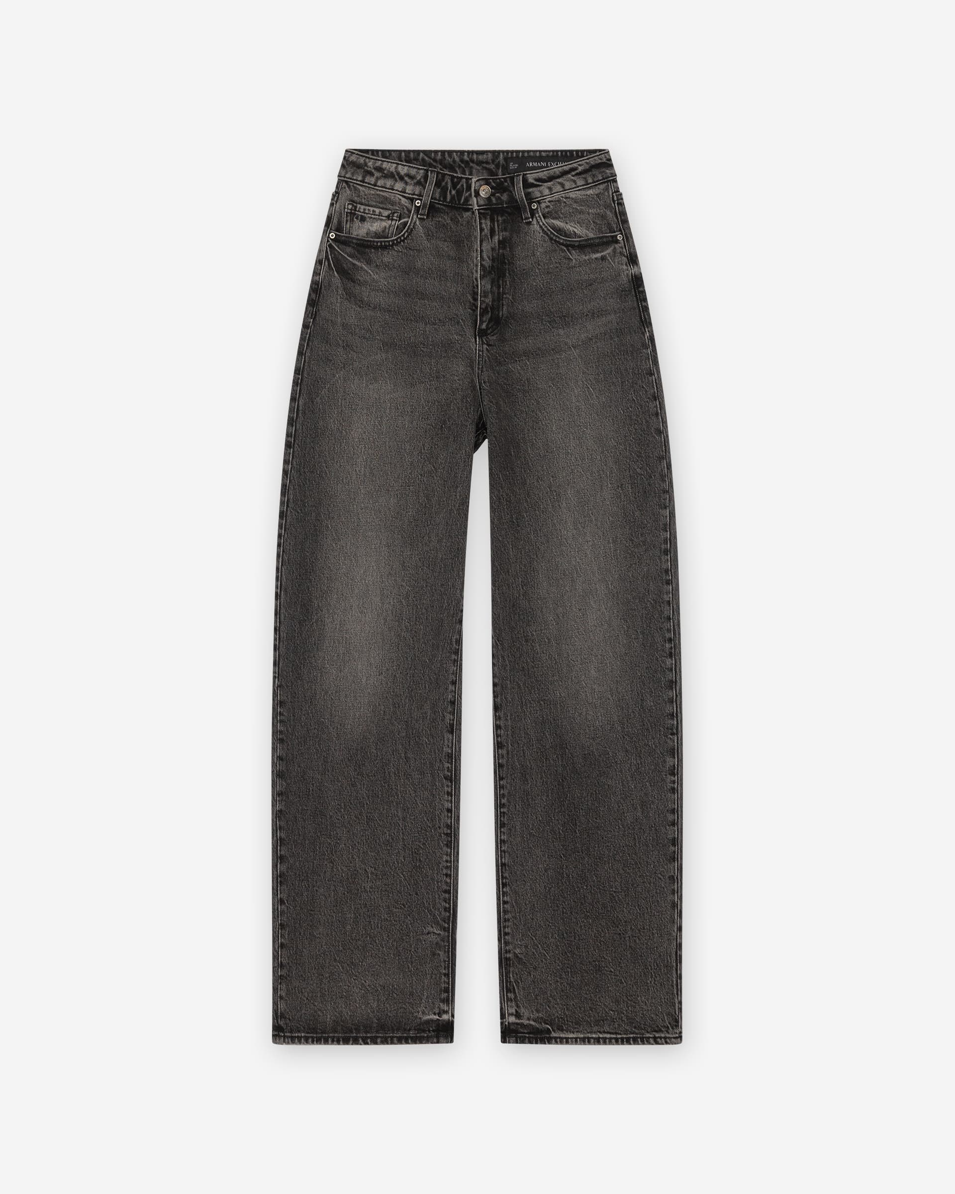 Armani Exchange Calças de ganga wide leg Armani Exchange XW000100 Preto