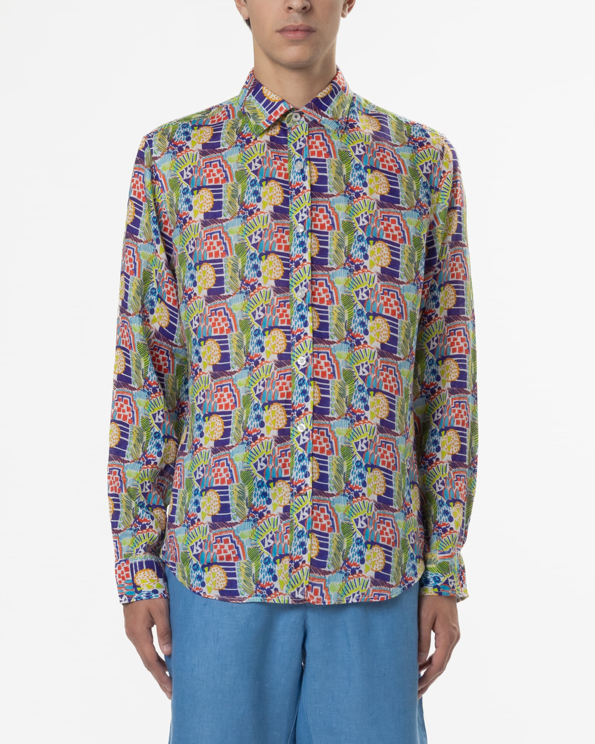 Ganesh Camisa Ganesh G75700M Multicor