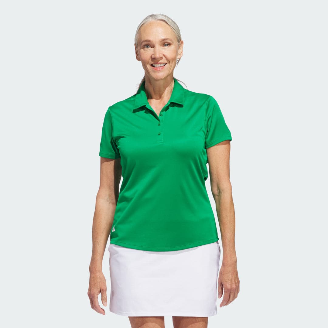 Women's Solid Performance Short Sleeve Poloskjorte