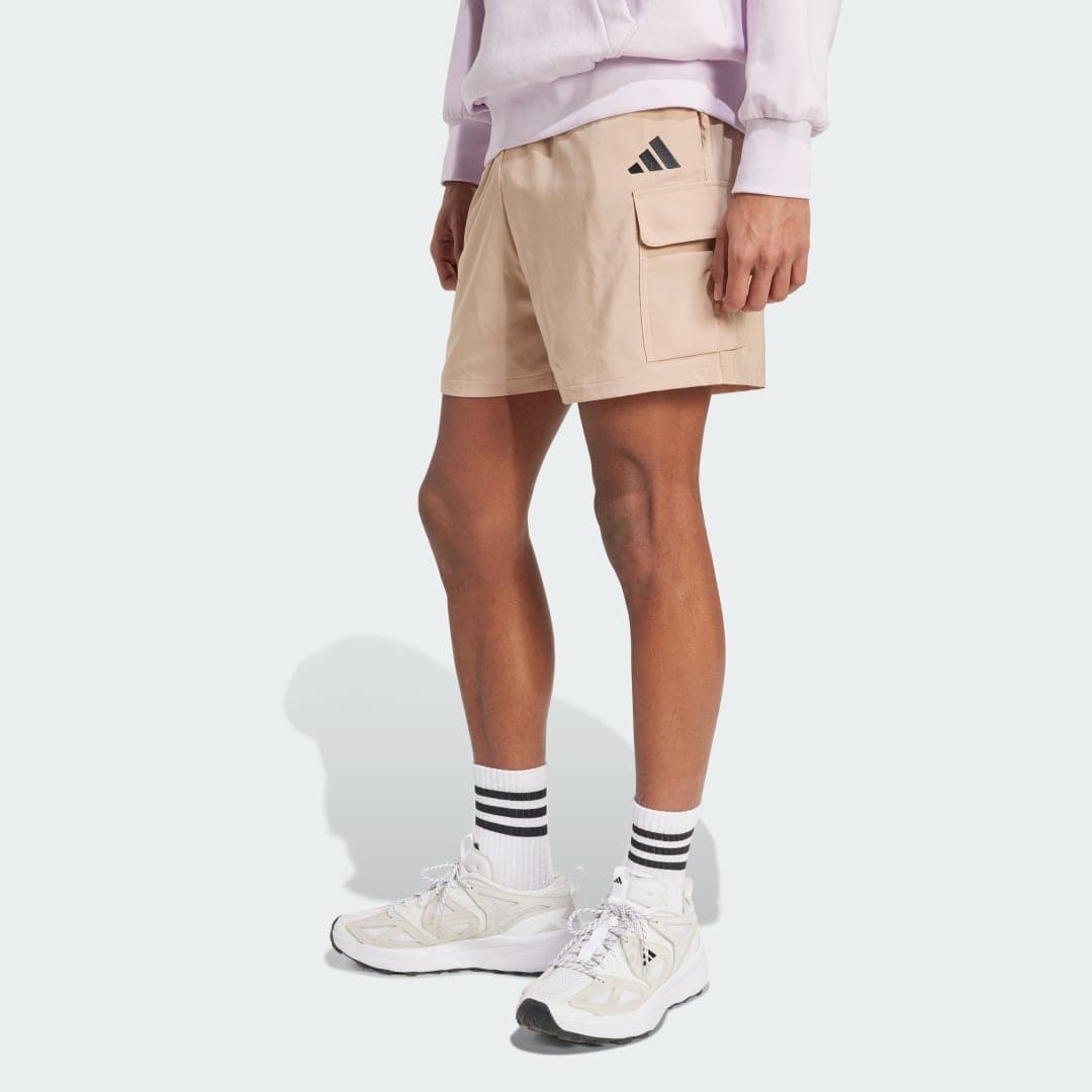 Adidas Essentials Small Logo Cargo Chelsea Shorts