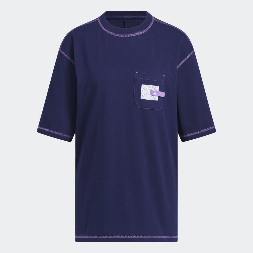 Adidas Sport Statement Boyfriend Pocket T-Shirt