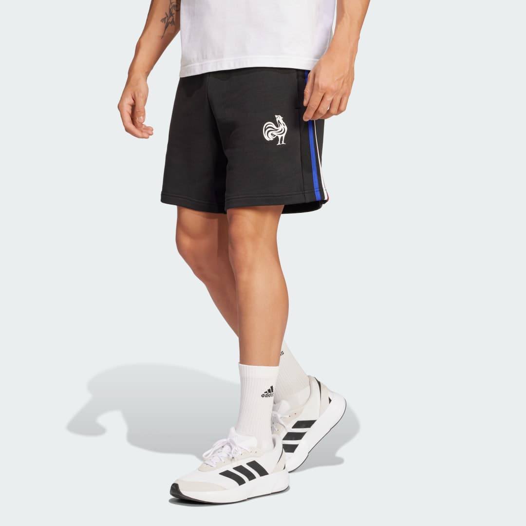 France Essentials 3-Stripes French Terry Shorts