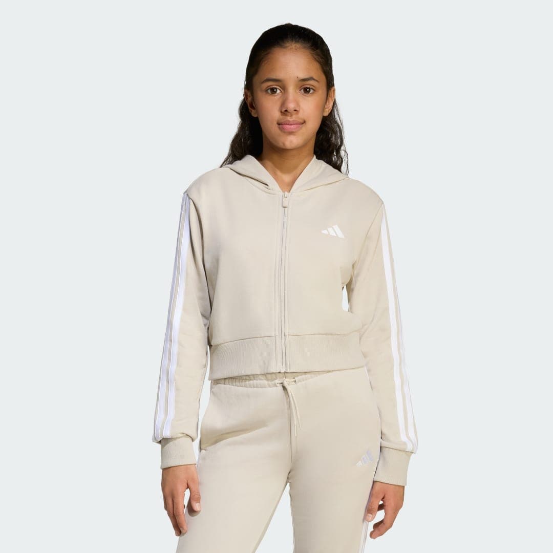 Adidas Essentials Full-Zip Hettegenser