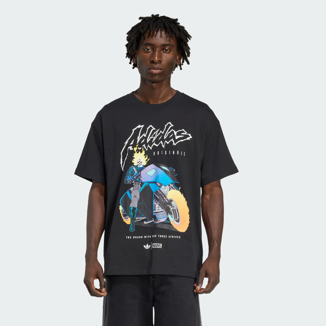 Adidas_Marvel_Ghost Rider Oversized T-skjorte Men