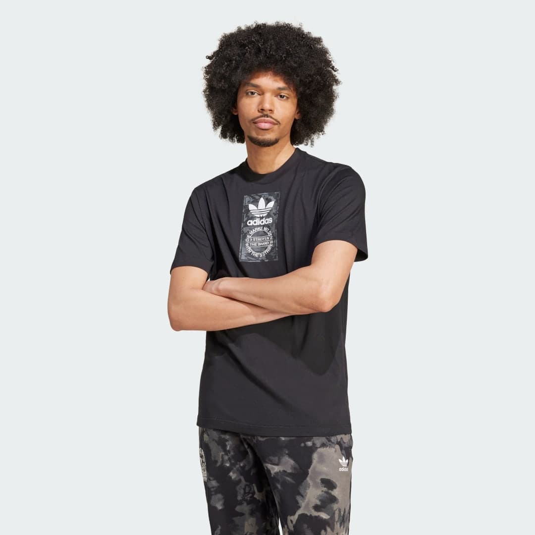 Adidas Camo Label T-skjorte