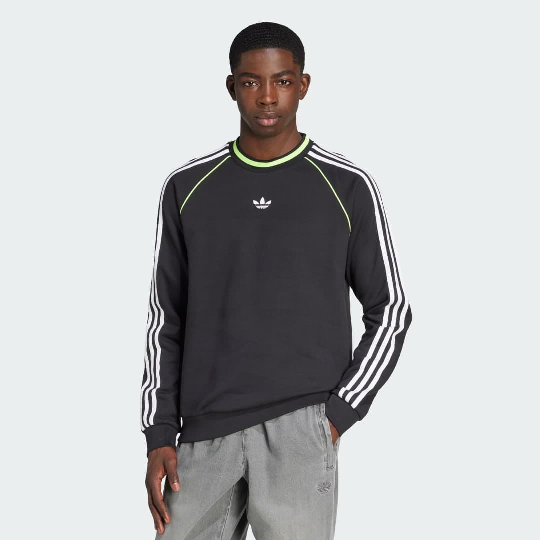 Adidas adidas Adicolor Piping Crewneck Genser