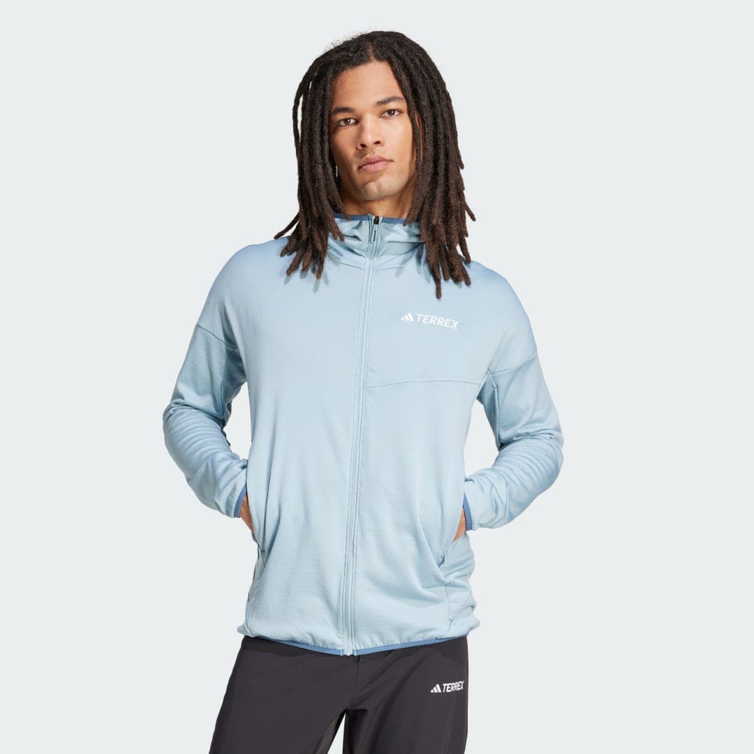 Terrex Xperior CLIMAWARM Light Fleece Hooded Jakke