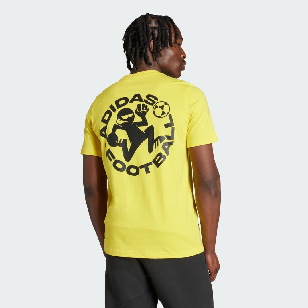 Adidas Football Sticker Graphic T-skjorte