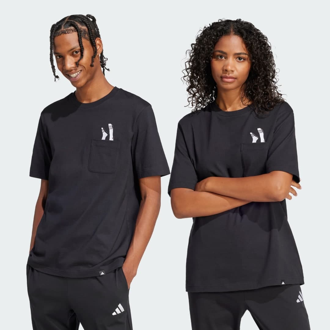 Adidas Lounge Slides Graphic Pocket T-skjorte