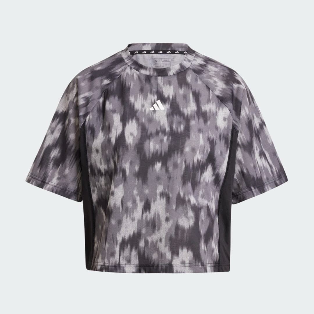 Train Essentials Allover Print Flower Tie-Dye T-Shirt