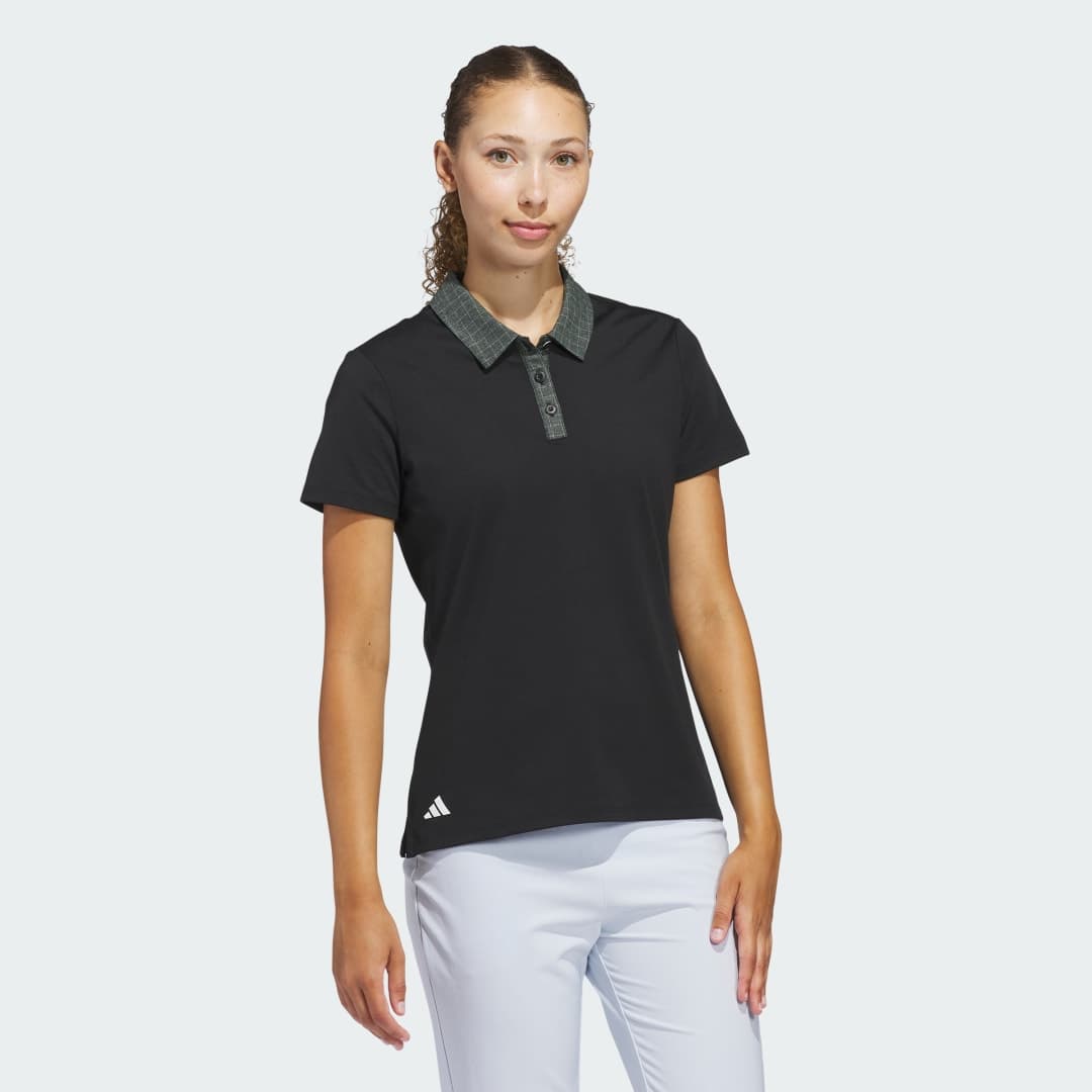 Adidas Ultimate365+ Butterspun Grid Poloskjorte