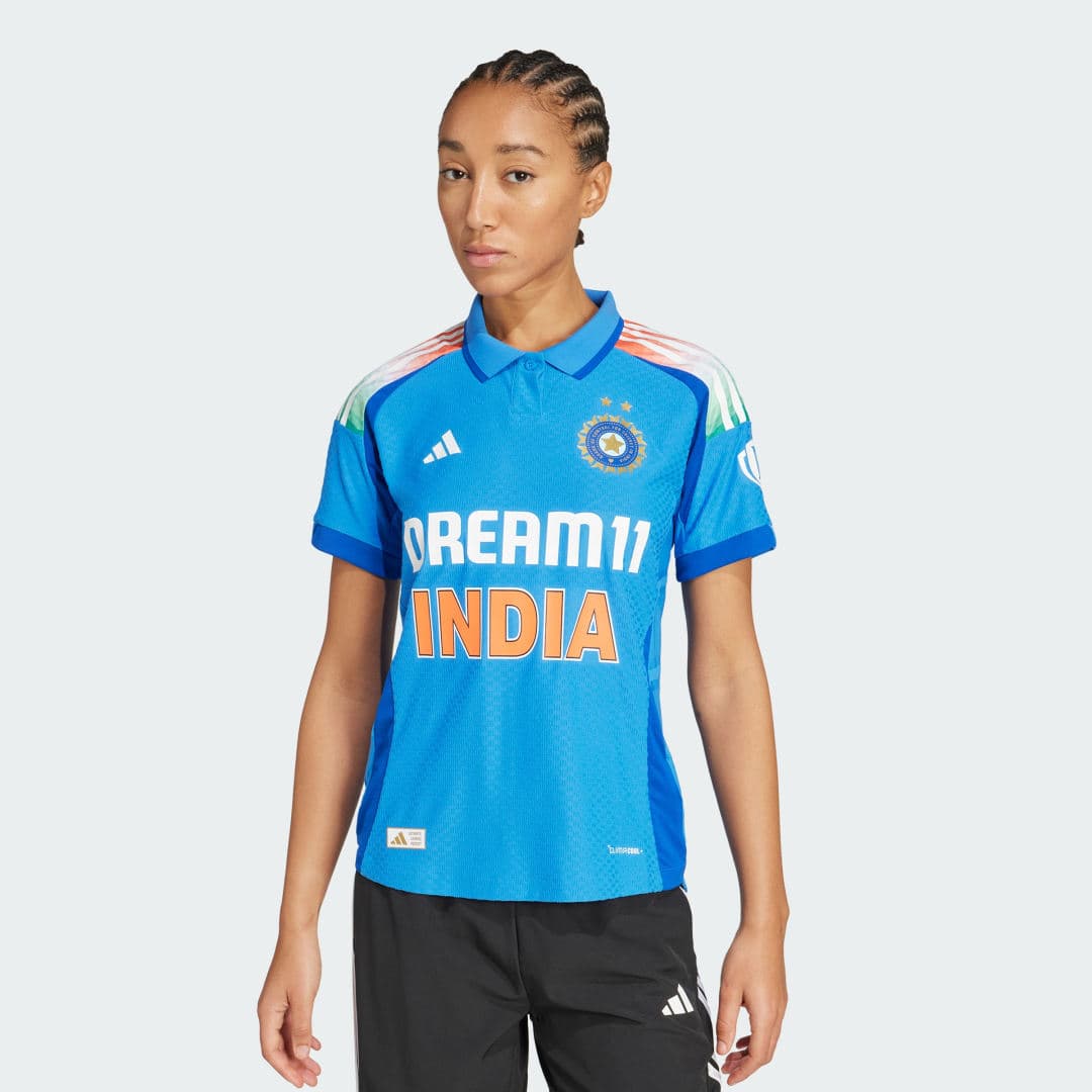 Adidas India Cricket One Day International Trøye