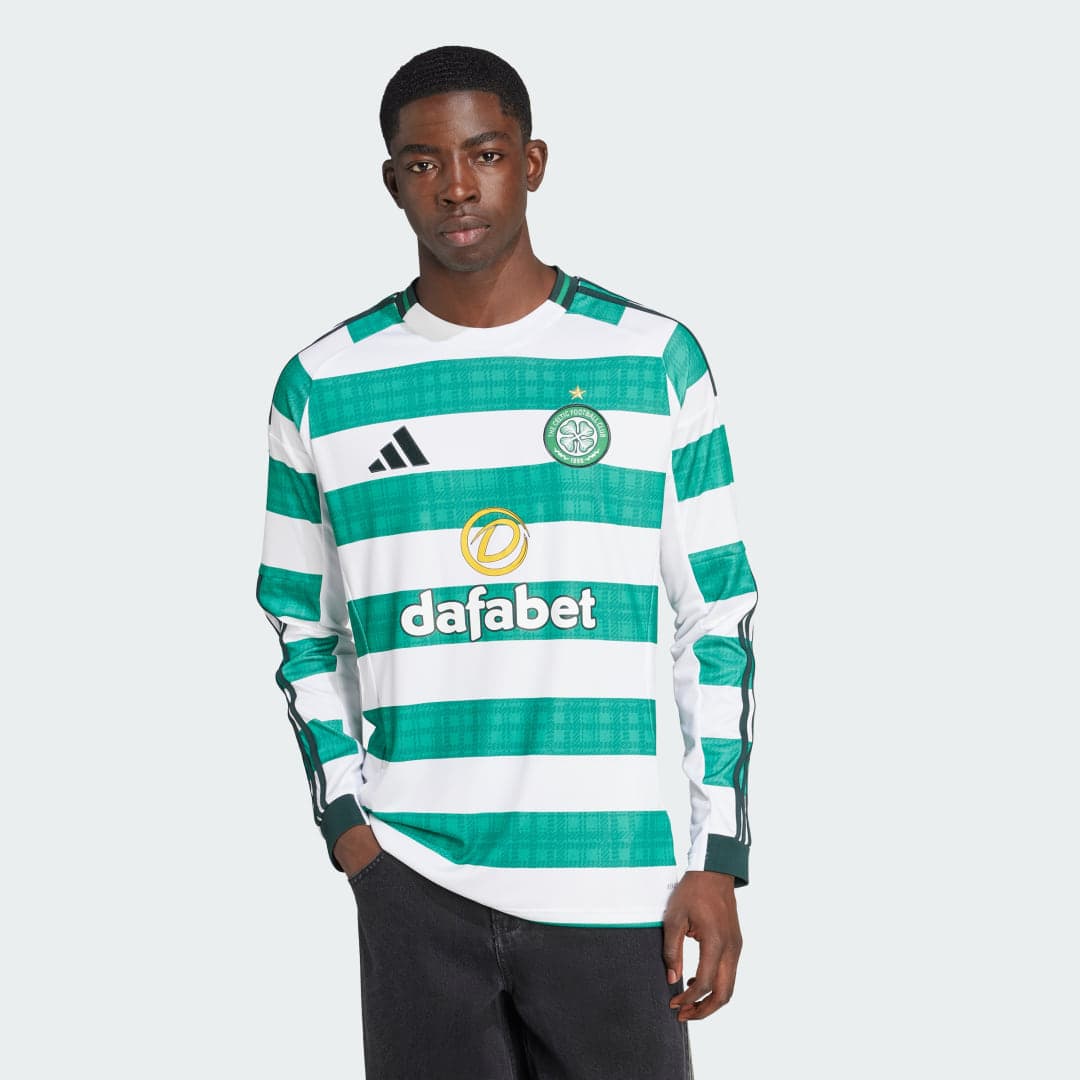 Adidas Celtic FC 25/26 Long Sleeve Hjemmetrøye