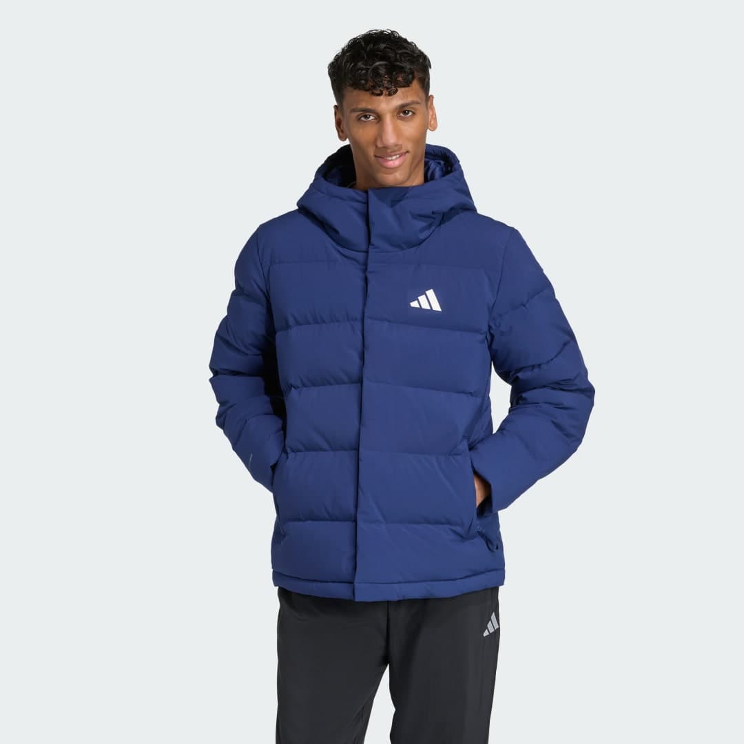 Adidas Helionic CLIMAWARM Hooded Down Jakke