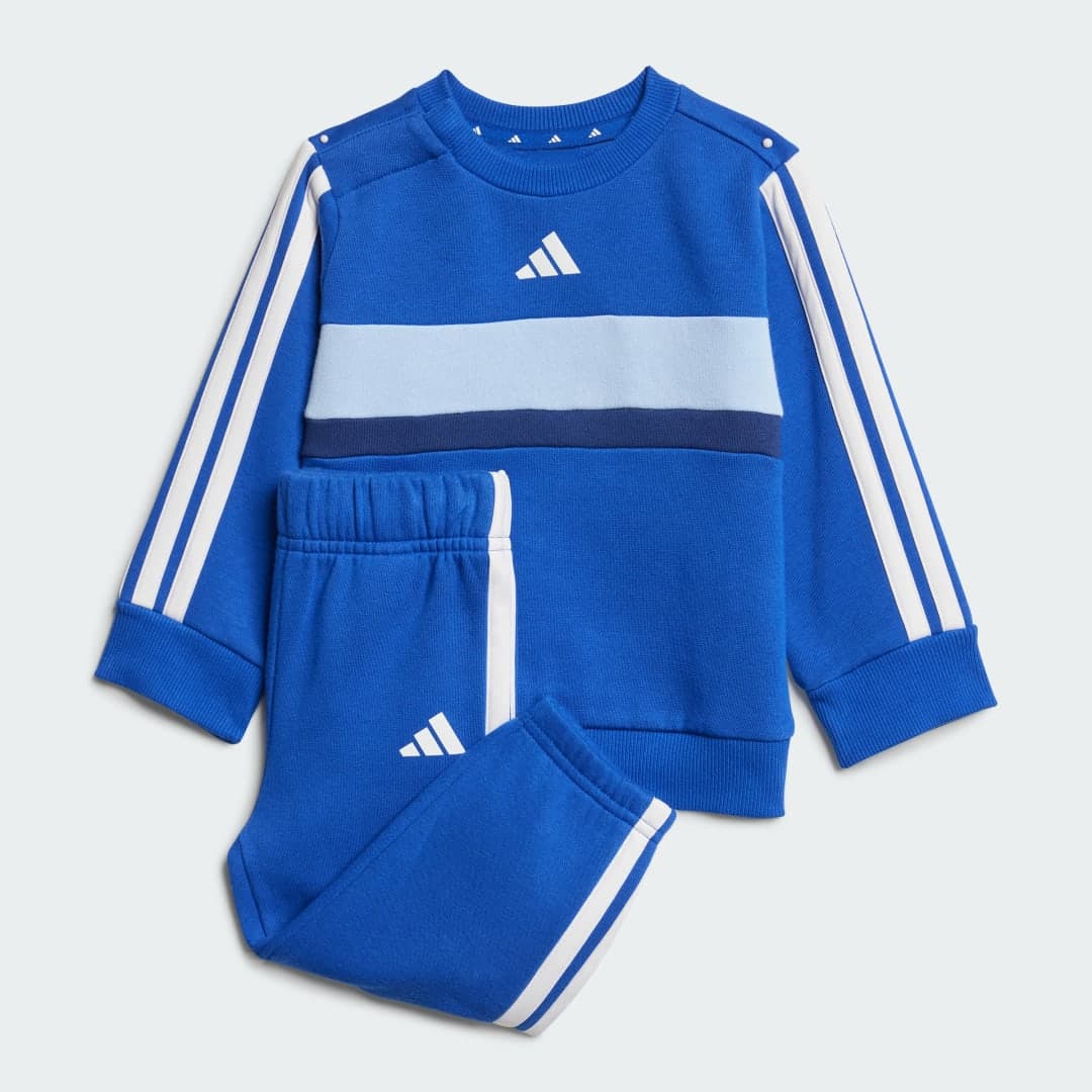 Seasonal Essentials Tiberio 3-Stripes Fleece Crew Sett