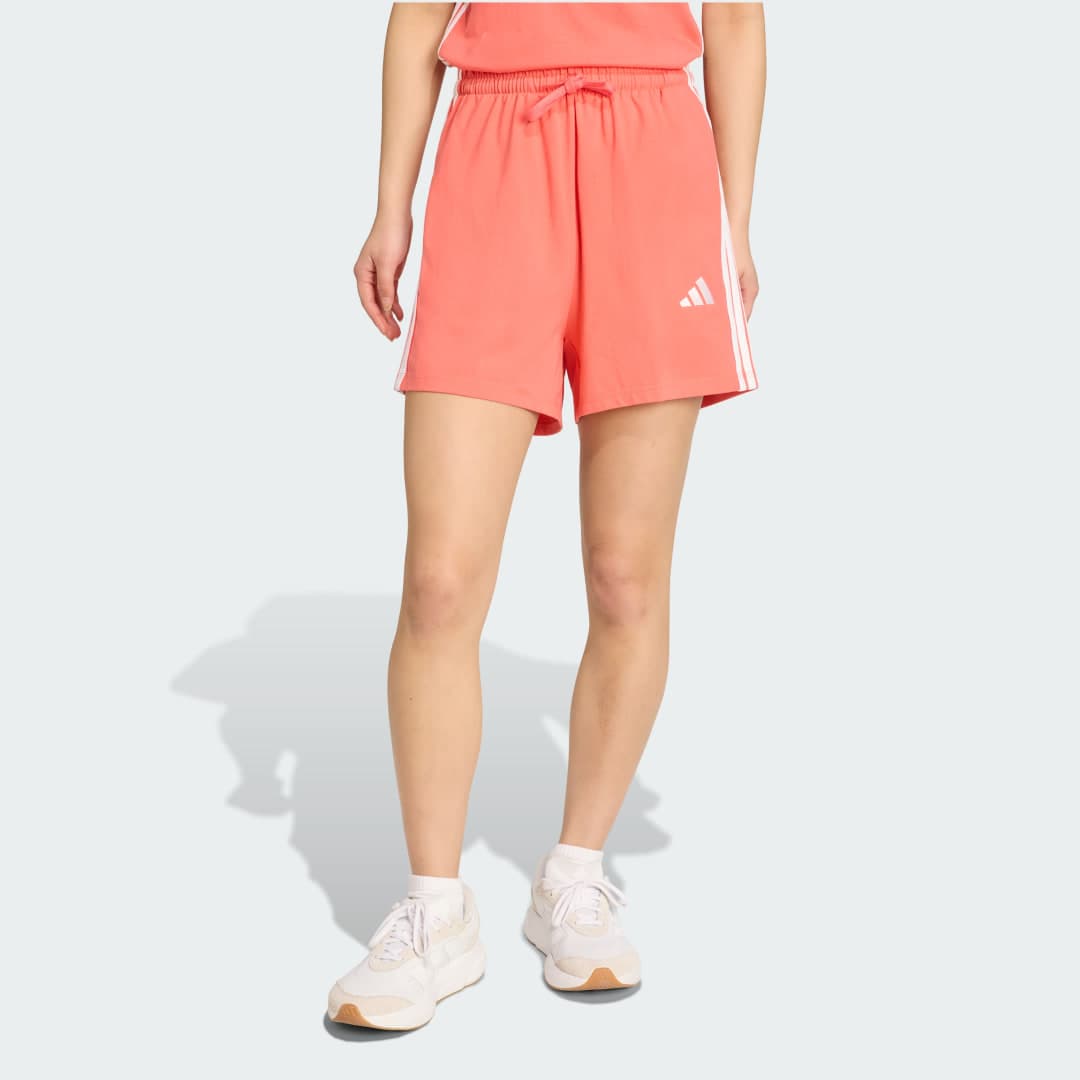 Adidas Essentials 3-Stripes Cotton Shorts