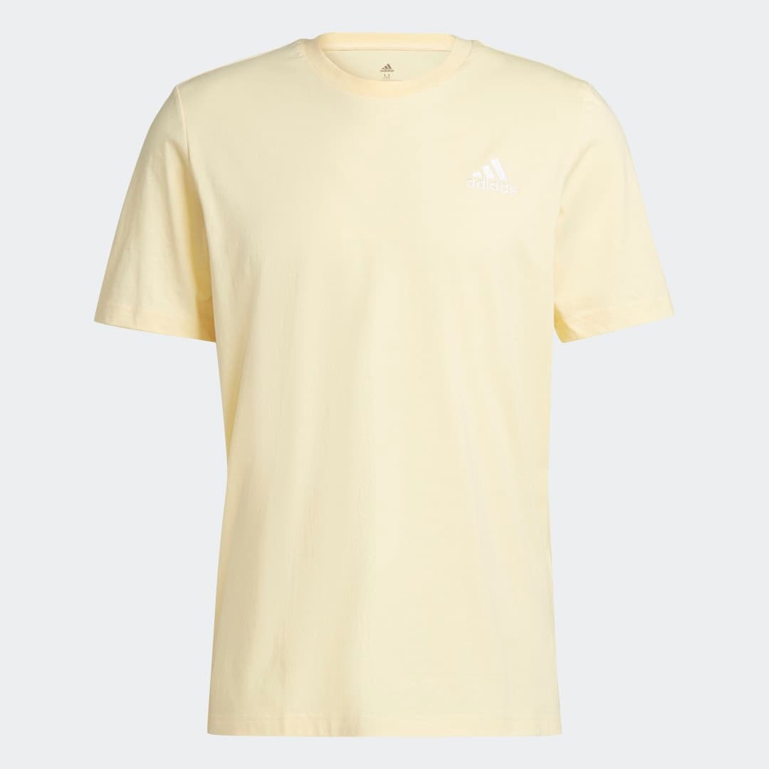 Adidas Essentials Embroidered Small Logo t-skjorte