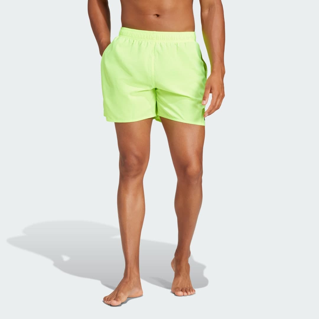 Adidas Solid CLX Short-Length Badeshorts