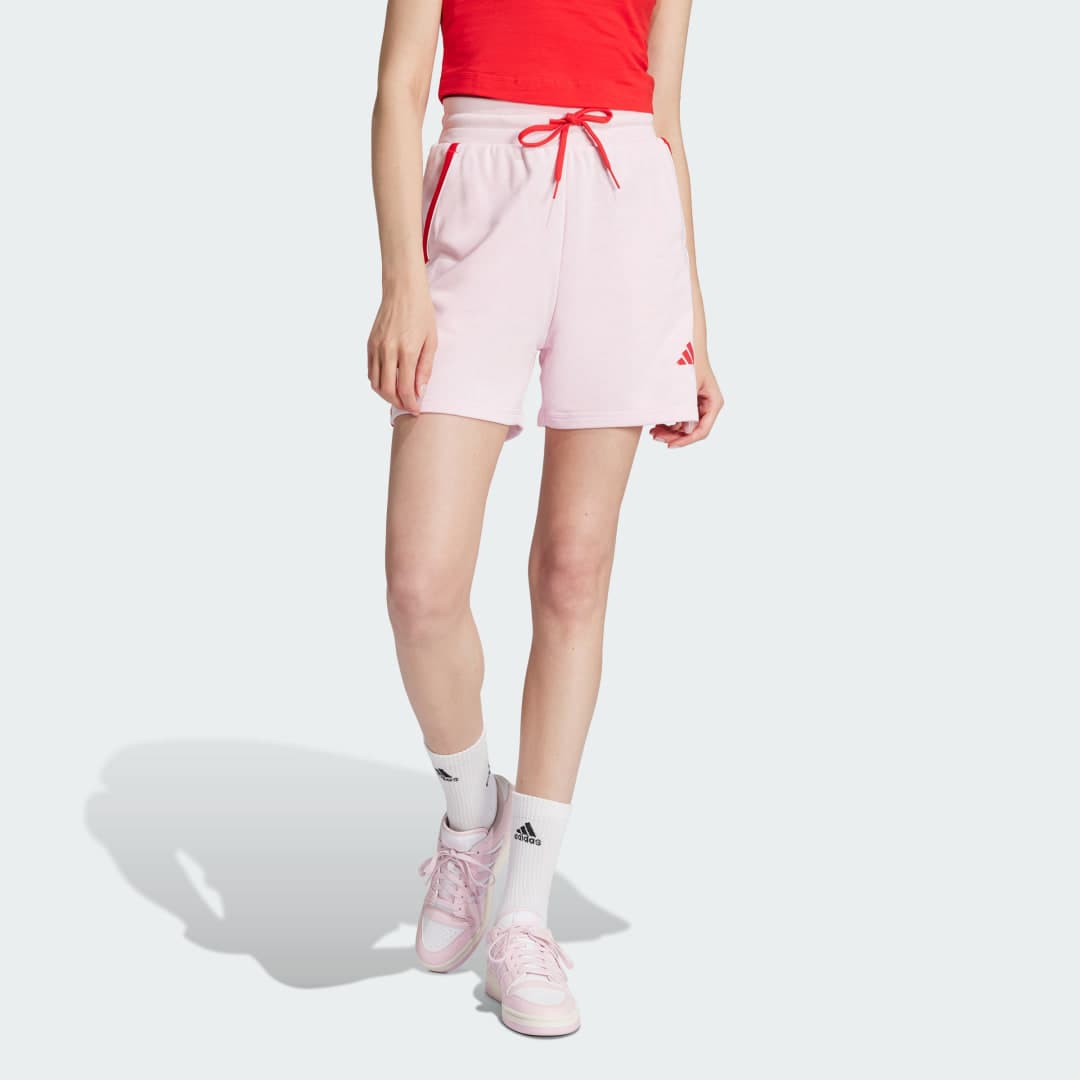 Adidas Essentials Color Pop French Terry Shorts