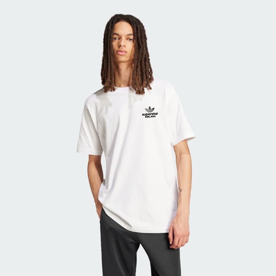 Adidas MILAN SUPERSTAR GRAPHIC T-SKJORTE