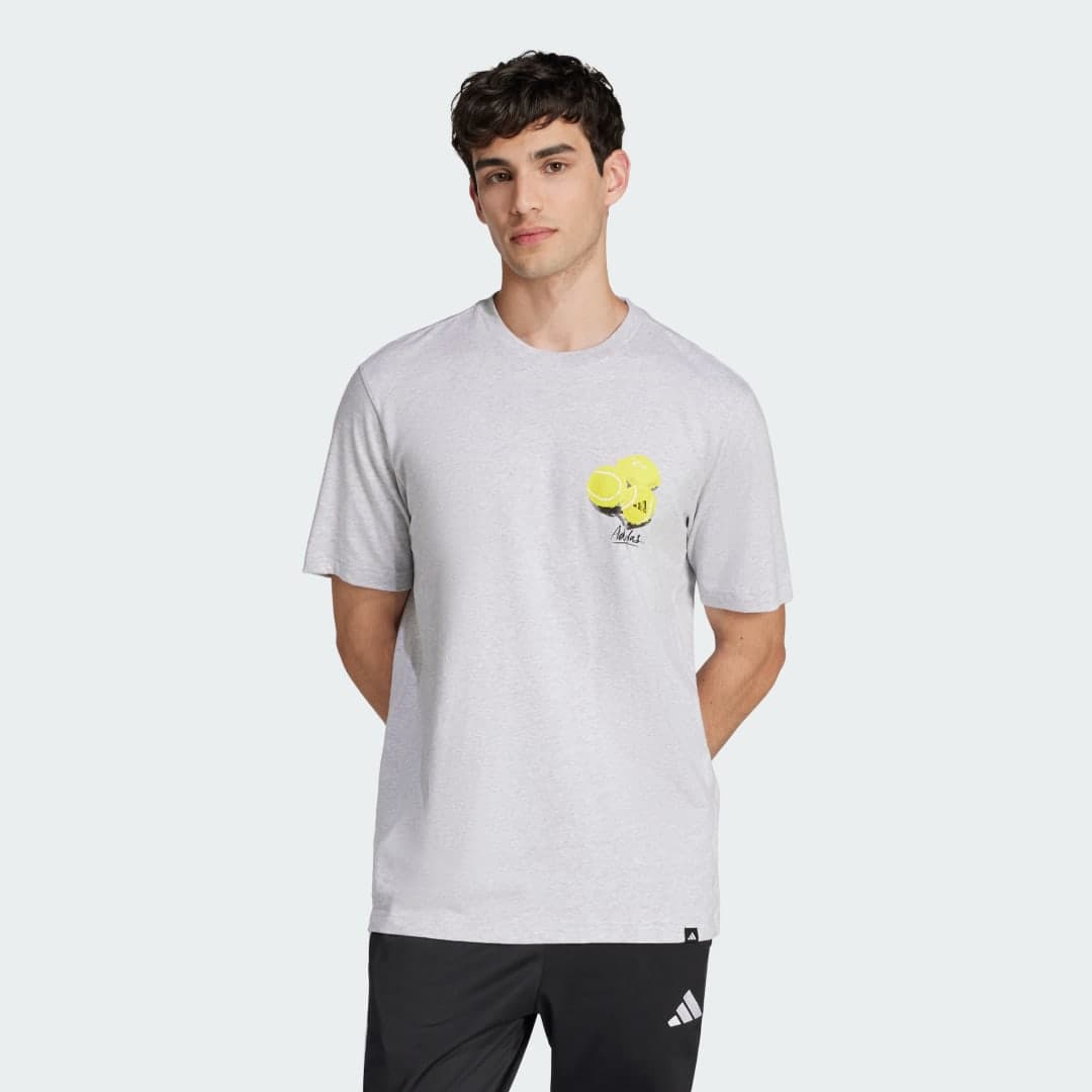 Adidas Lounge Still Life Lemons Graphic T-Shirt