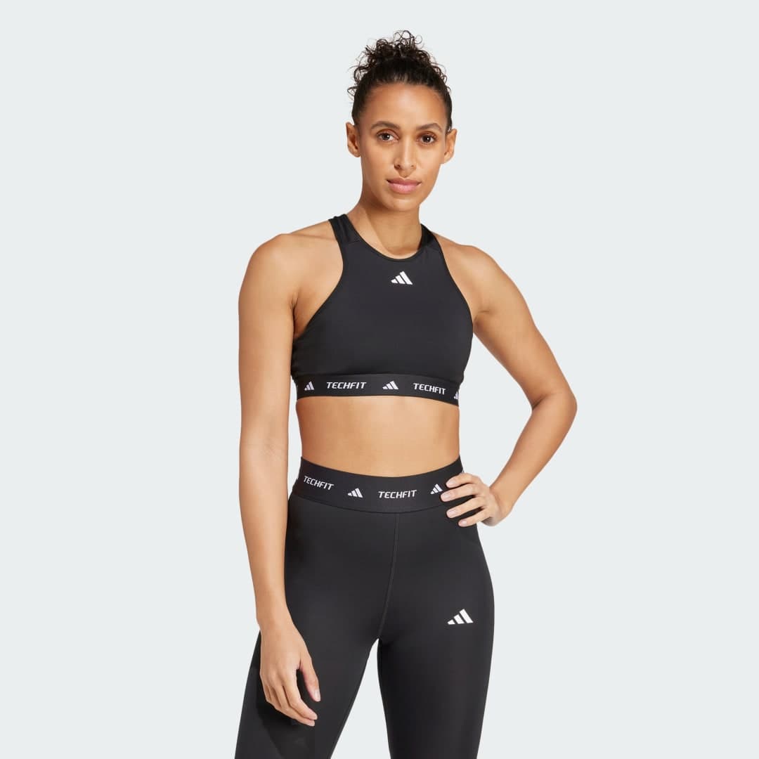 TECHFIT Medium-Support High-Neck BH