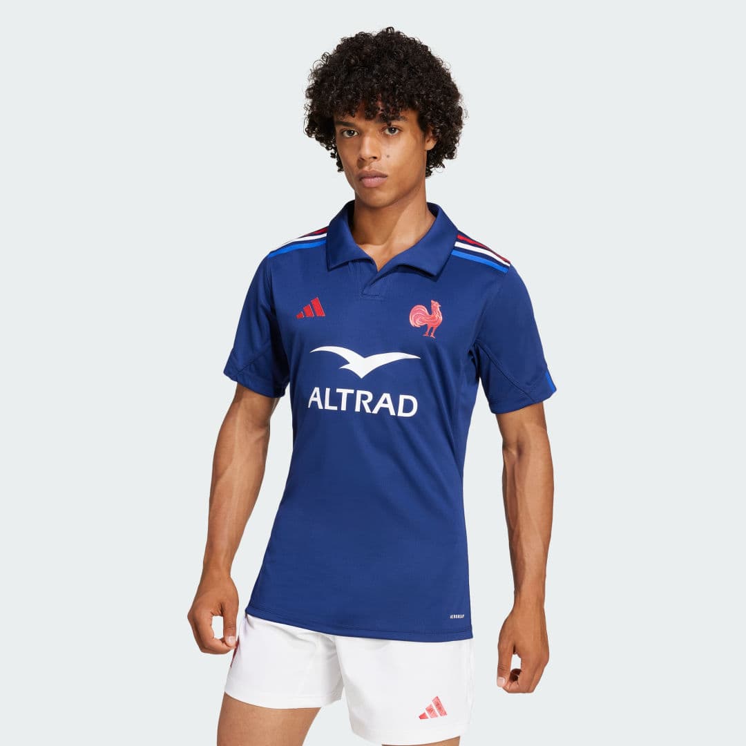 Adidas Frankrike Rugby Performance Hjemmetrøye