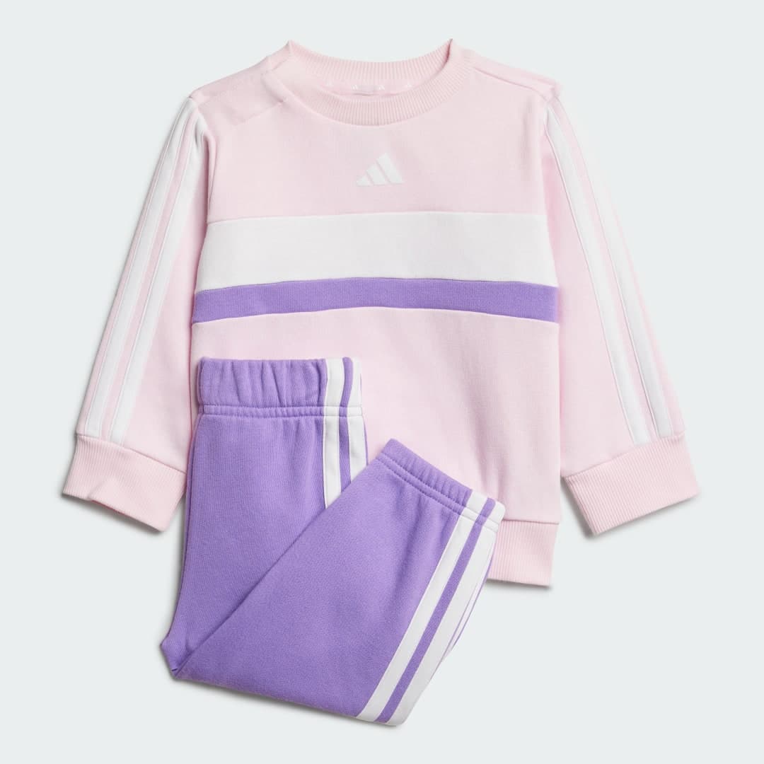 Seasonal Essentials Tiberio 3-Stripes Fleece Crew Sett