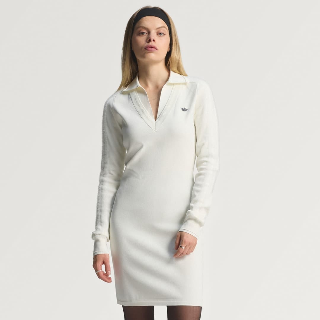 Adidas Long Sleeve Collared Kjole
