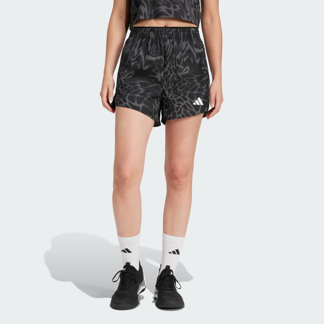 Adidas Train Essentials Allover Print Workout Shorts