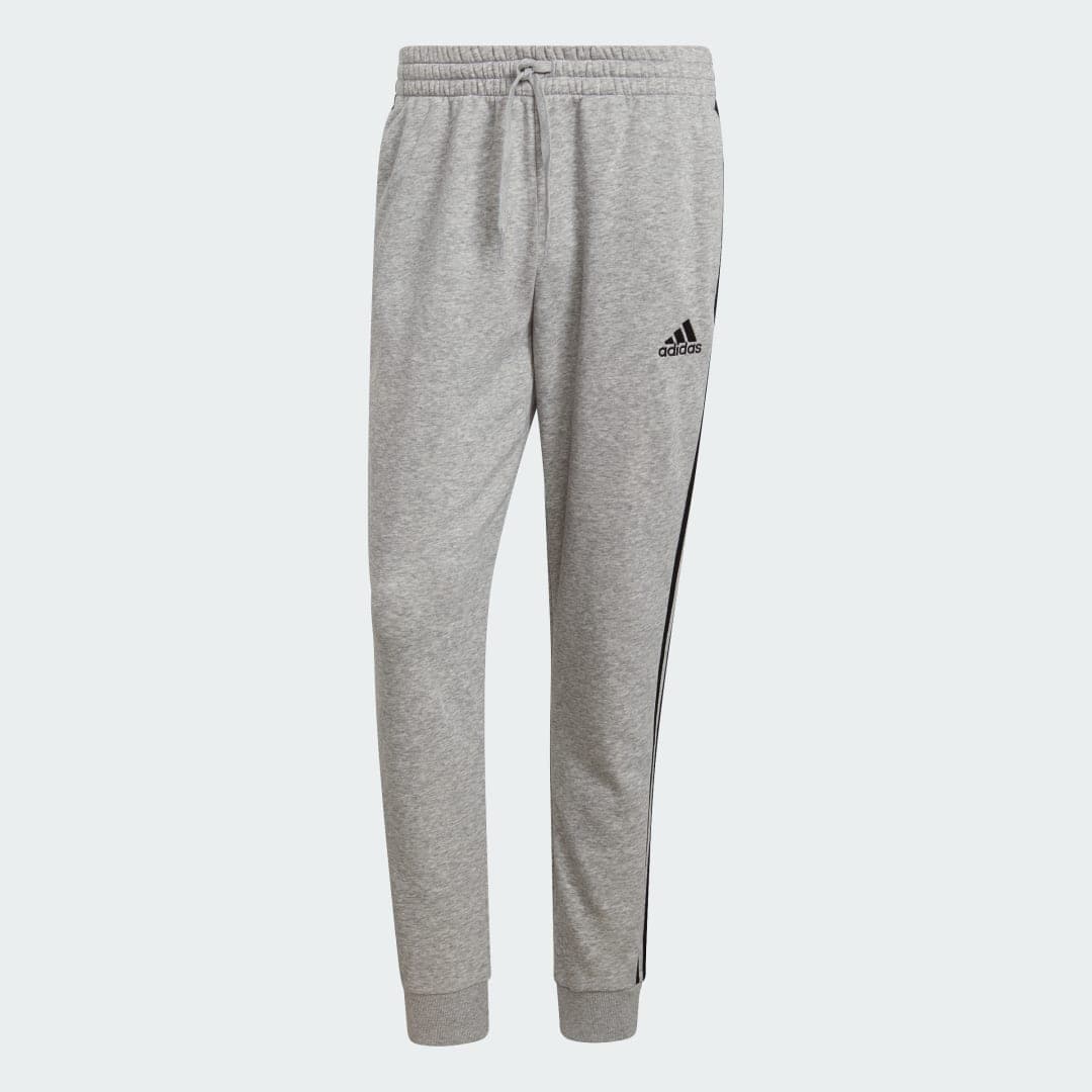 Essentials Fleece Tapered Cuff 3-Stripes Bukse