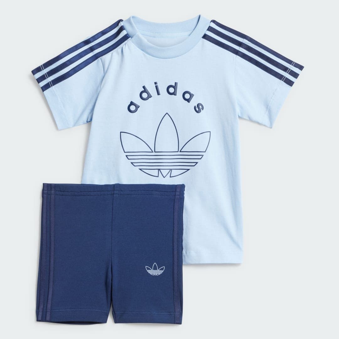 Adidas Graphics Cycling Shorts Set Kids