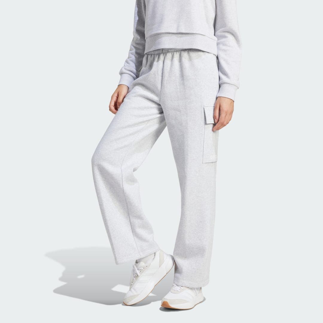 Adidas Essentials Linear Fleece Cargo Bukse