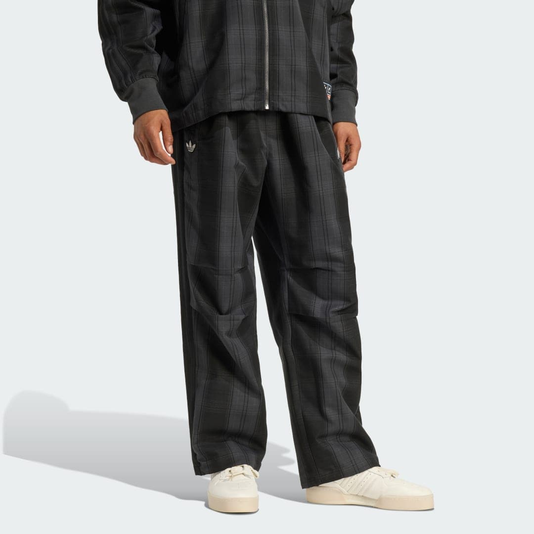 ADIDAS ORIGINALS & ALL BLACKS FIREBIRD PLAID TRENINGSBUKSE