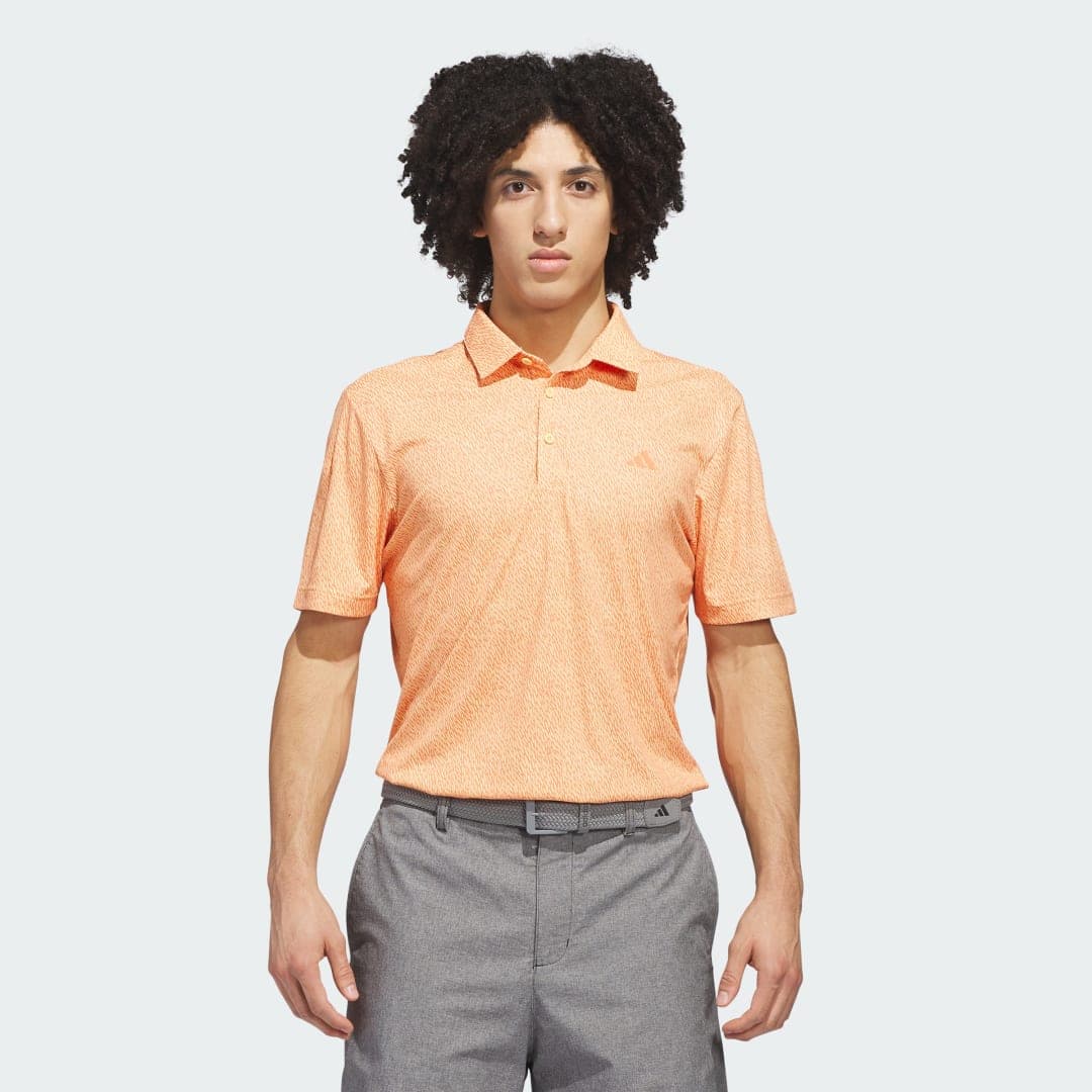 Adidas ULTIMATE365 FEATHER PRINT POLO SHIRT
