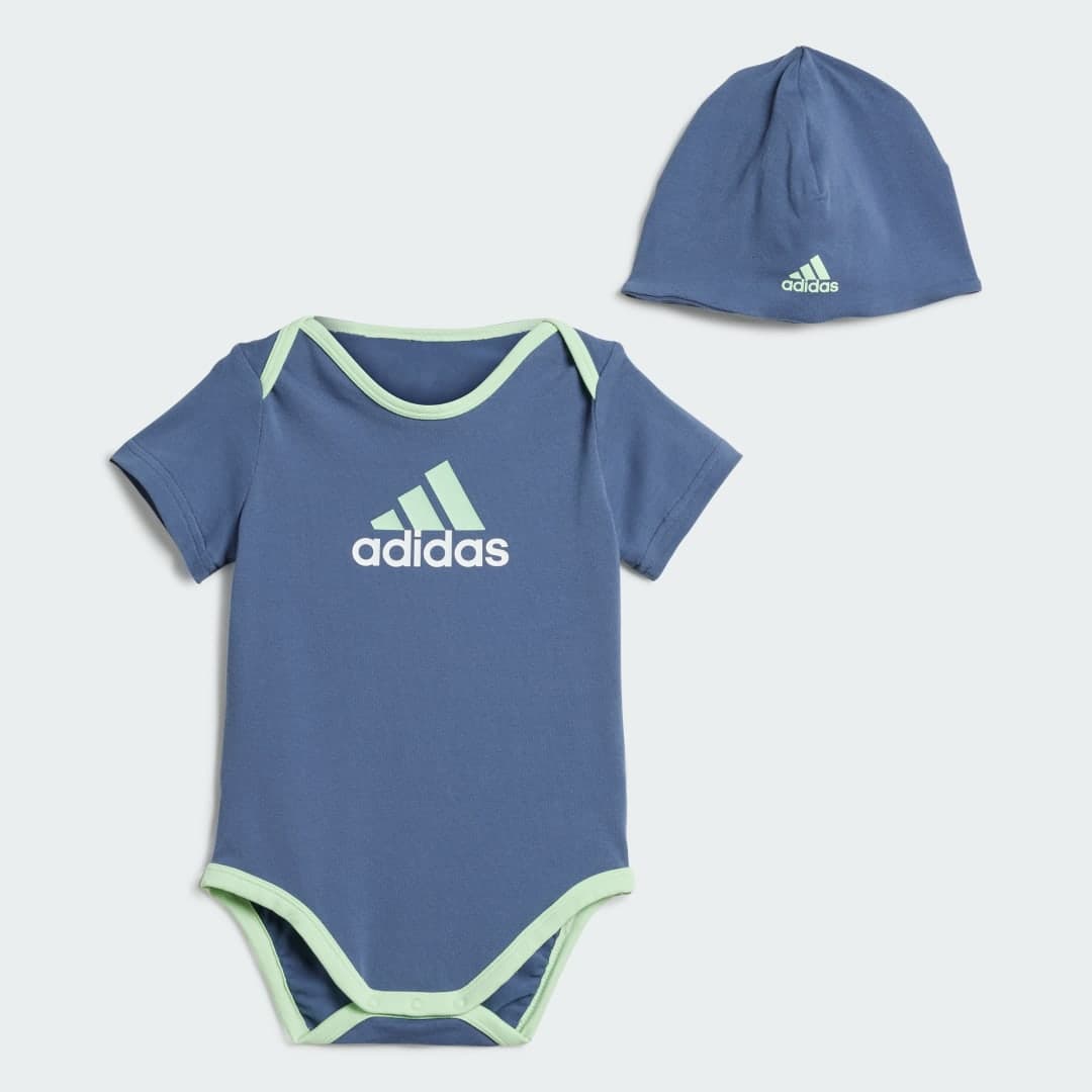 Essentials Big Logo Bodysuit and Beanie Gavesett, barn