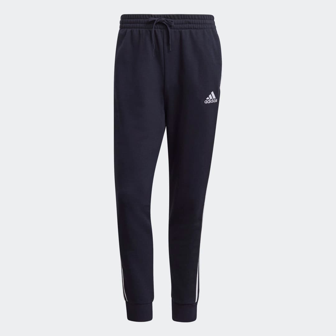 Essentials French Terry Tapered Cuff 3-Stripes Bukse