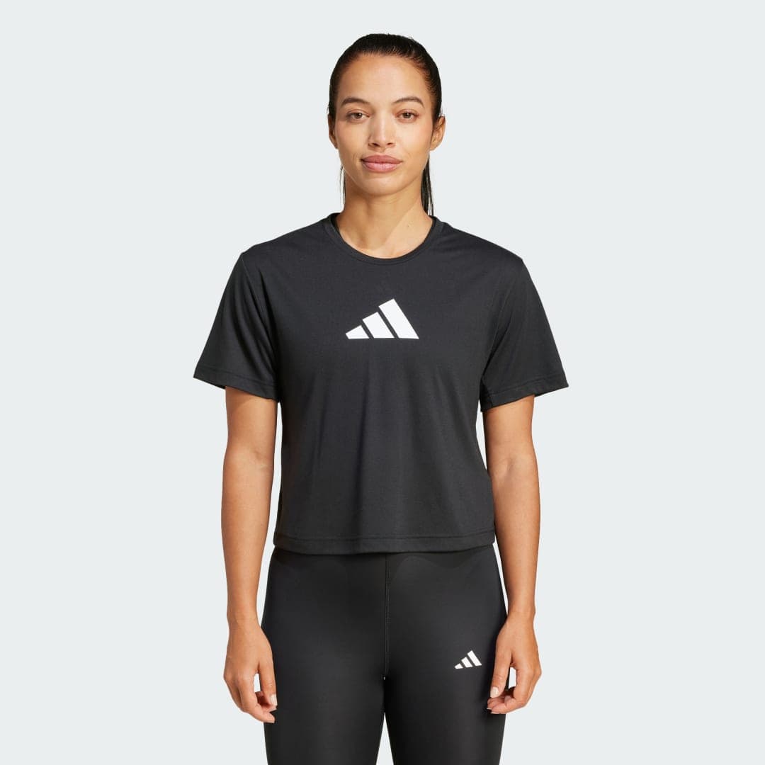 Train Essentials Big Logo Performance Training T-skjorte