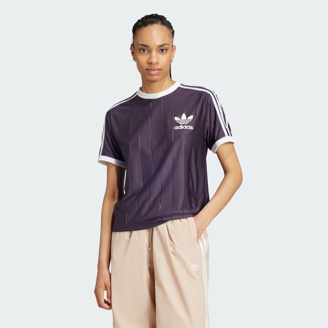 Adidas Adicolor 3-Stripes Pinstripe T-skjorte