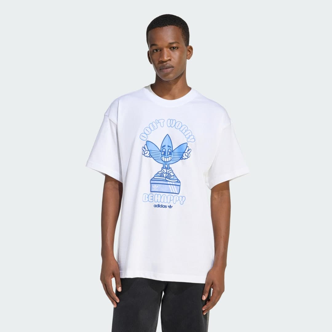 Adidas SMILE TREFFY T Graphic T-skjorte (kortermet)