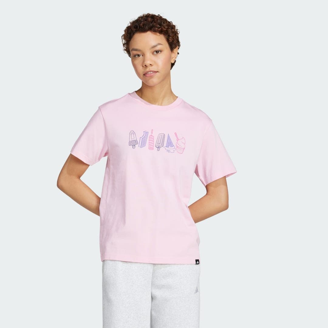 Adidas Lounge Food Graphic T-Shirt