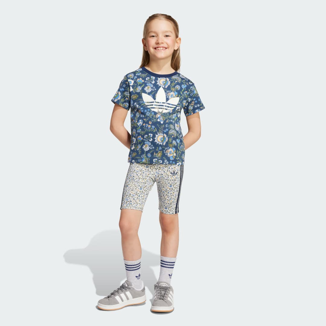 adidas Originals x Liberty London Short Tee Sett, barn