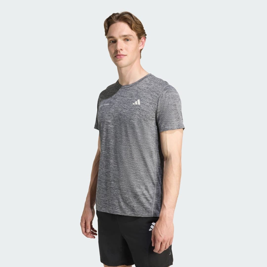 Adidas Own The Run Melange T-skjorte